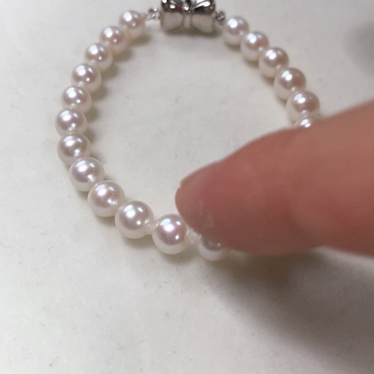 淡水珍珠手串银S925镶嵌