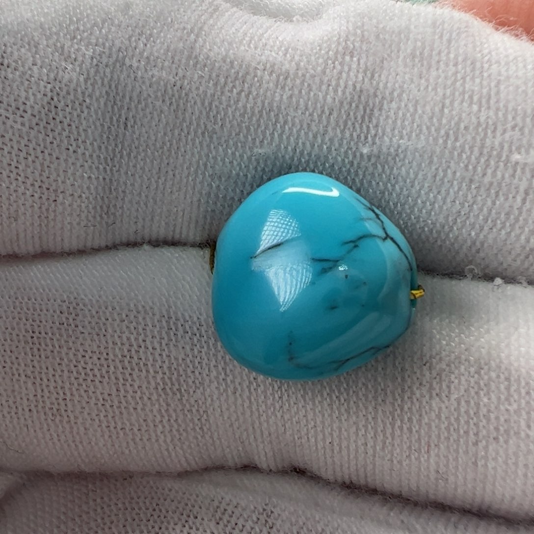 未镶嵌绿松石随形 12.6mm