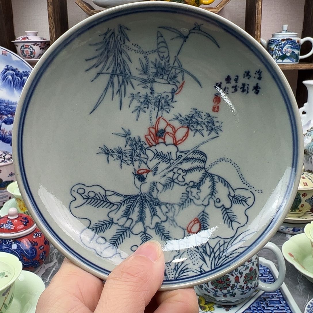 碟陶瓷景德镇陶瓷567老厂瓷49