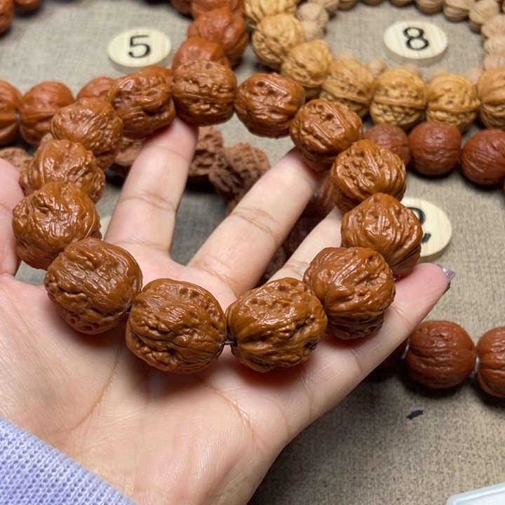 文玩核桃吊坠风*痕蛤蟆手串