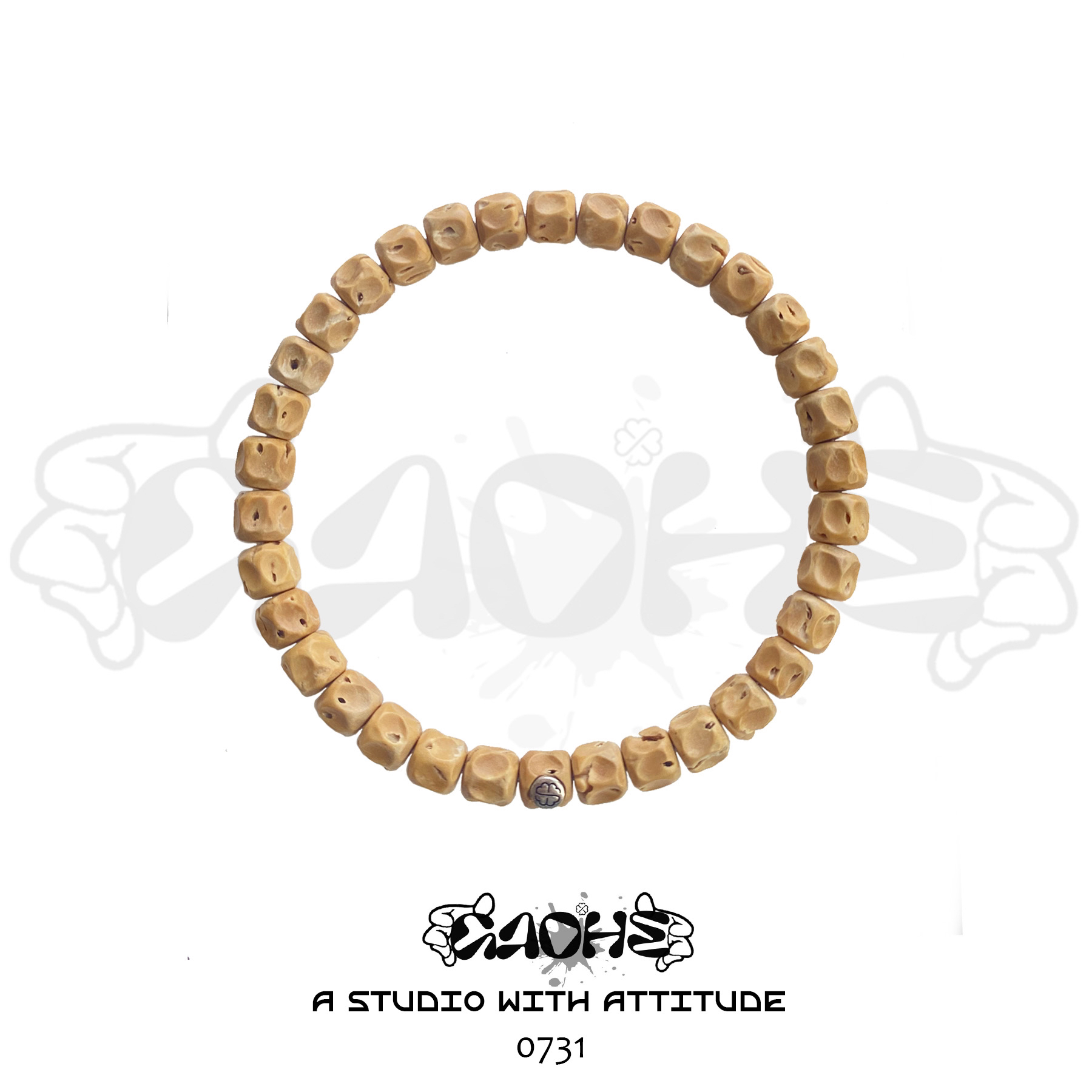 「小桃核」7*6小冰块桃核手串·原生态| 纯手工雕刻两遍精挑颗颗沉水