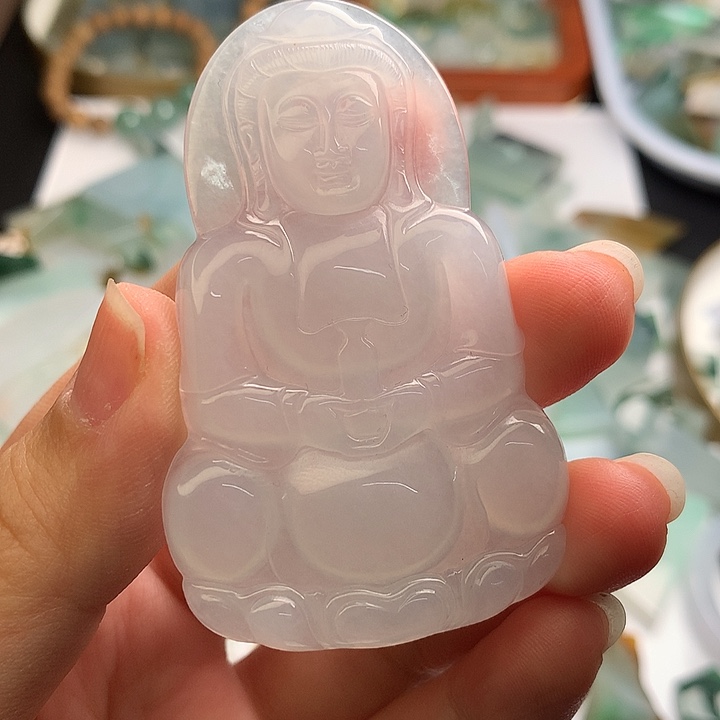 定制翡翠未镶嵌会**漁料子