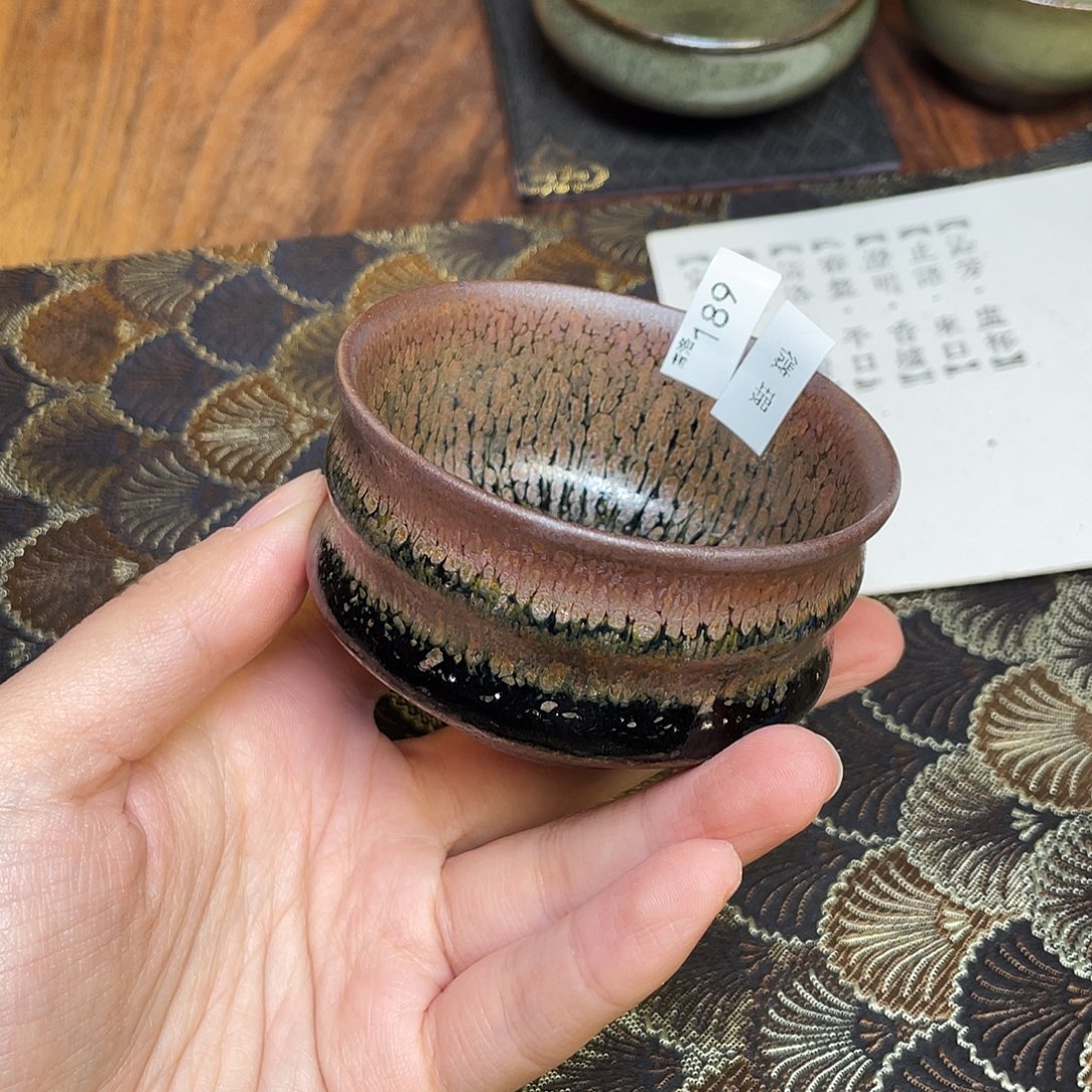 茶盏189 福临号建盏柴烧微瑕