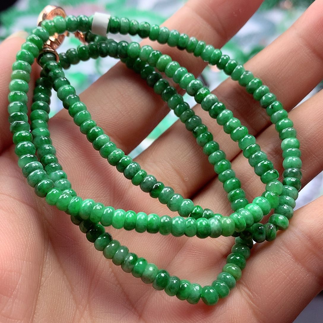 翡翠挂件未镶嵌项链