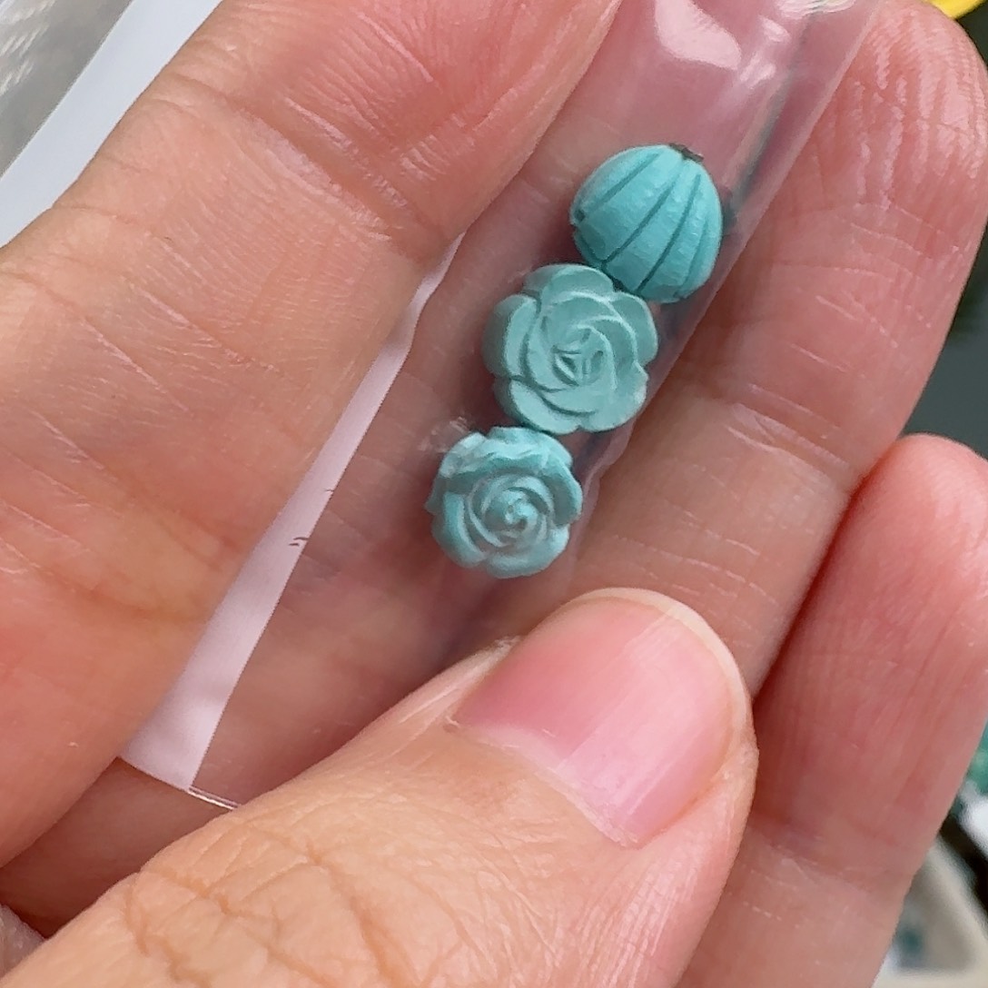 绿松石珠宝奇石未镶嵌