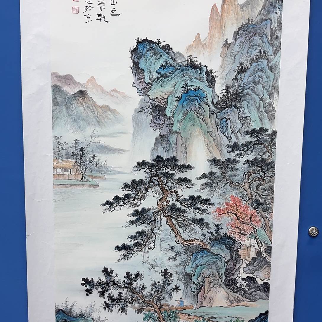 国画多次参加国内外书画