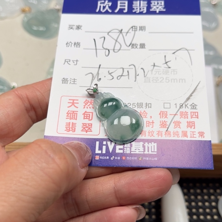 【闪购商品】翡翠颈饰未镶嵌?**团天然