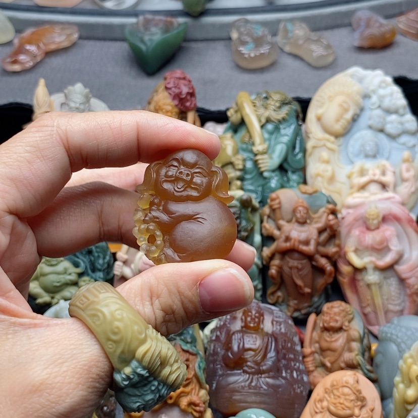 【闪购商品】未镶嵌吊坠定制玛瑙