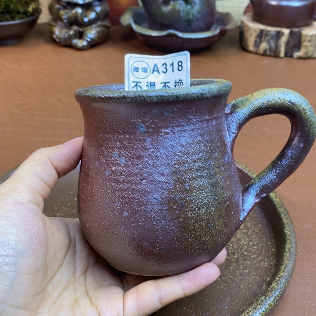 其他微瑕柴烧粗陶马克杯一物一拍280