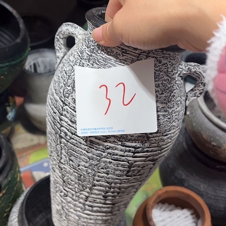 灰白双耳高27口10默认打孔