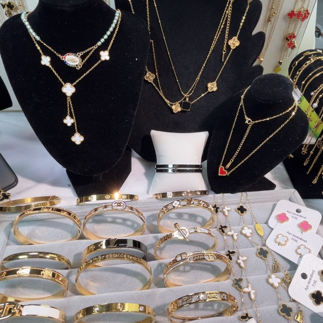 琉璃纯铜合金随机手链或耳钉