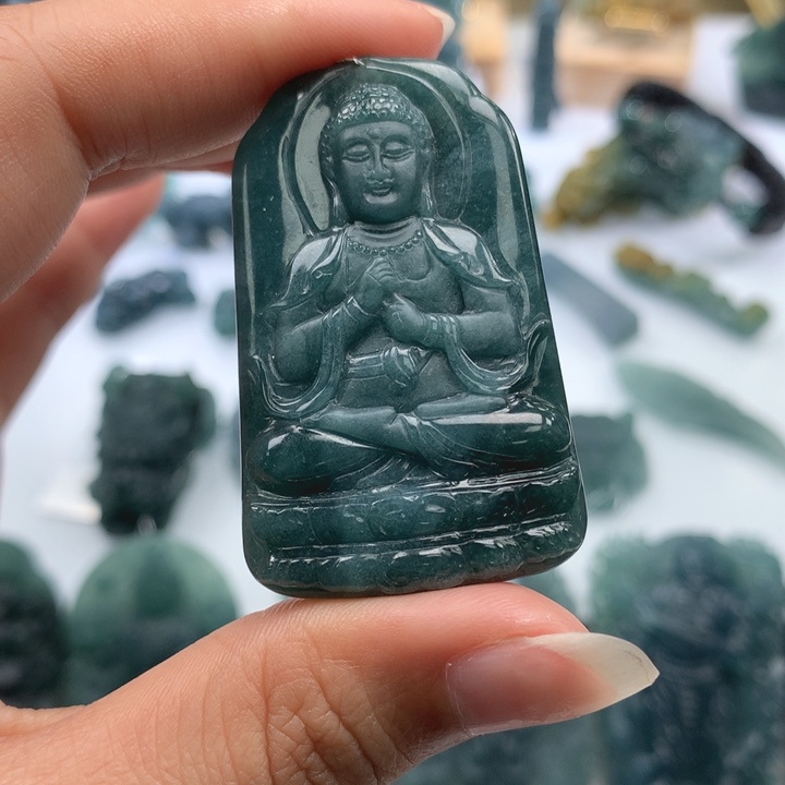 翡翠未镶嵌颈饰天然翡翠