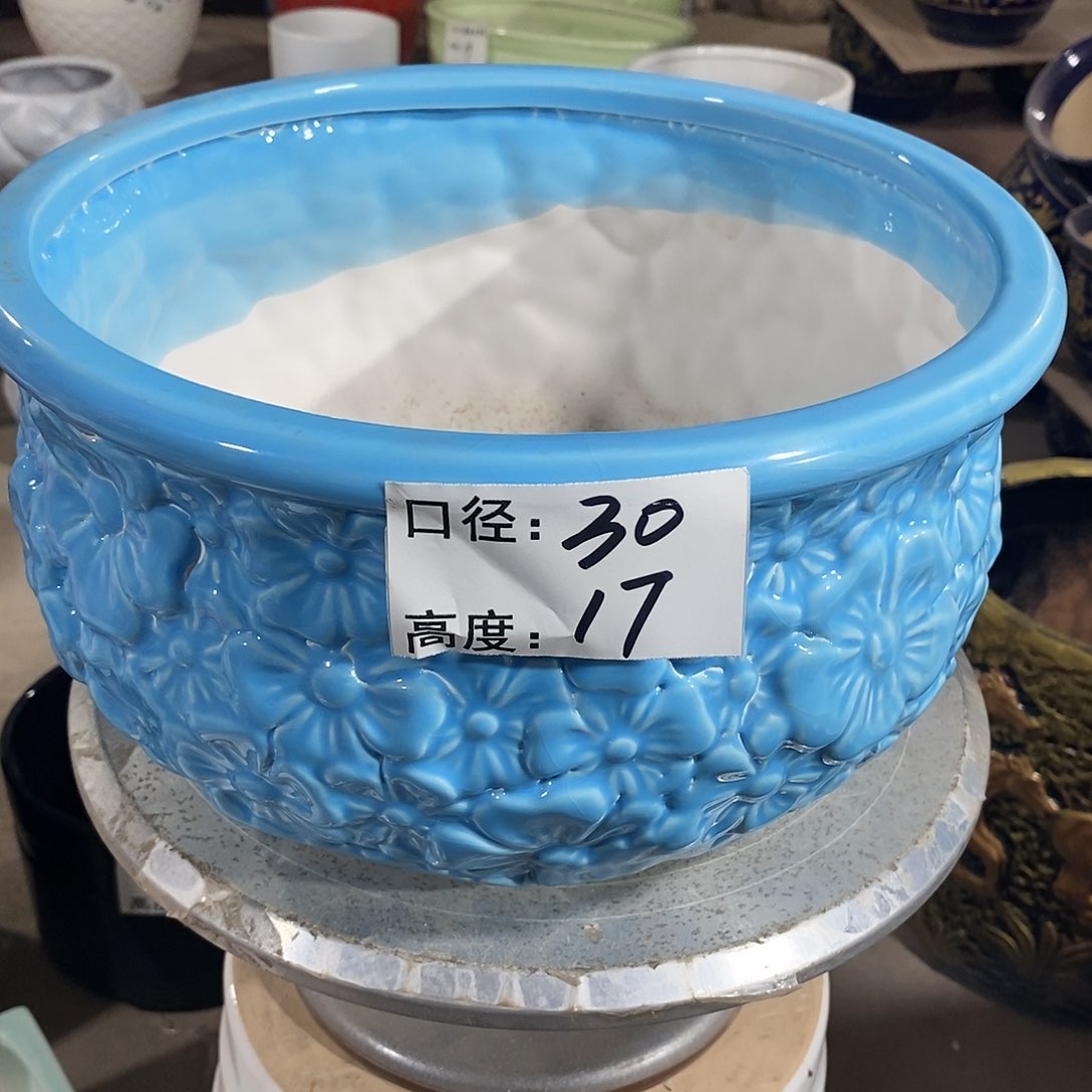 【闪购商品】陶瓷微瑕花盆-大大大大033-1个大号