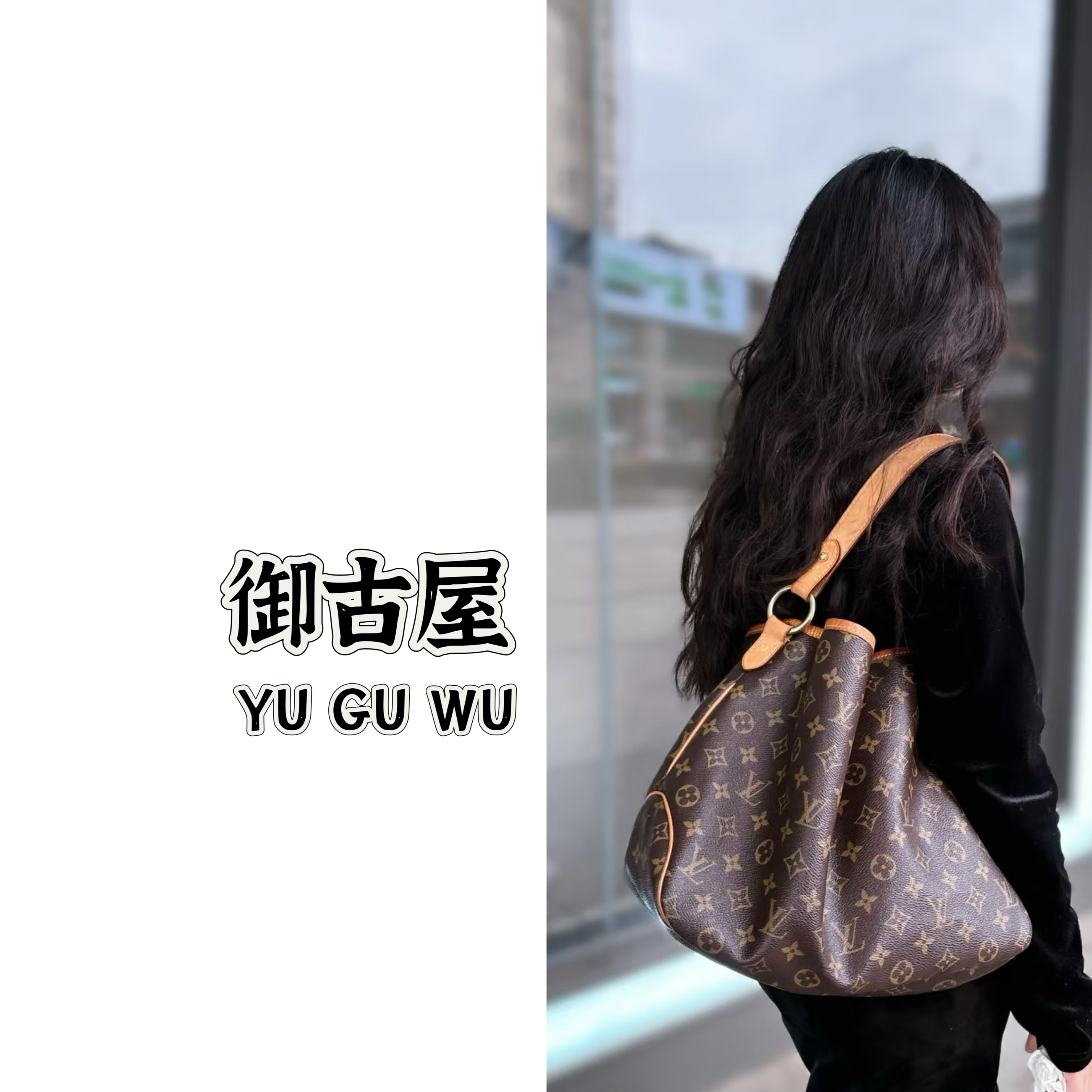 95新 LouisVuitton/路易威登 御古屋/41272/df单肩包 10年