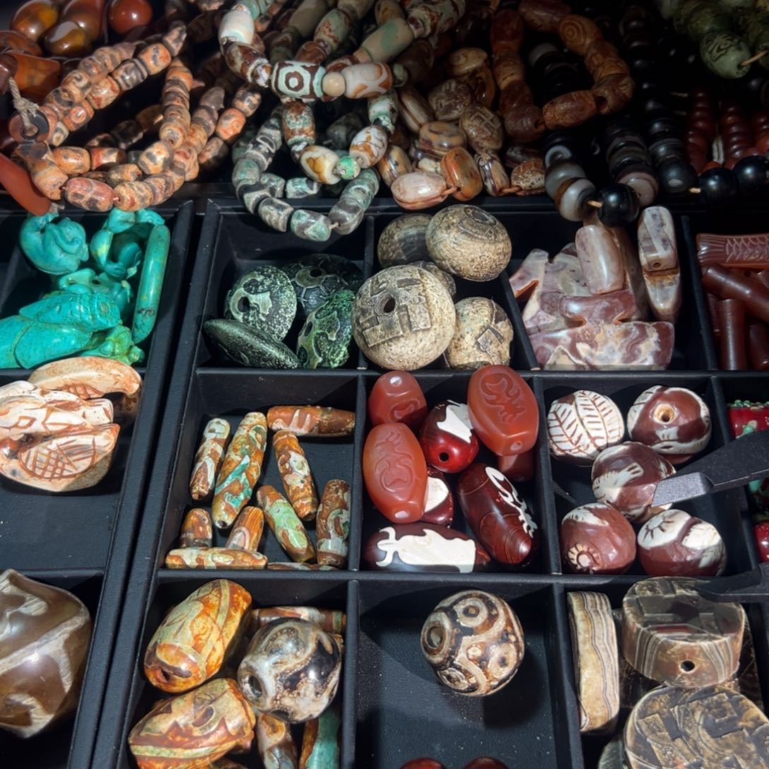 海***）玛瑙/玉髓合金颈饰