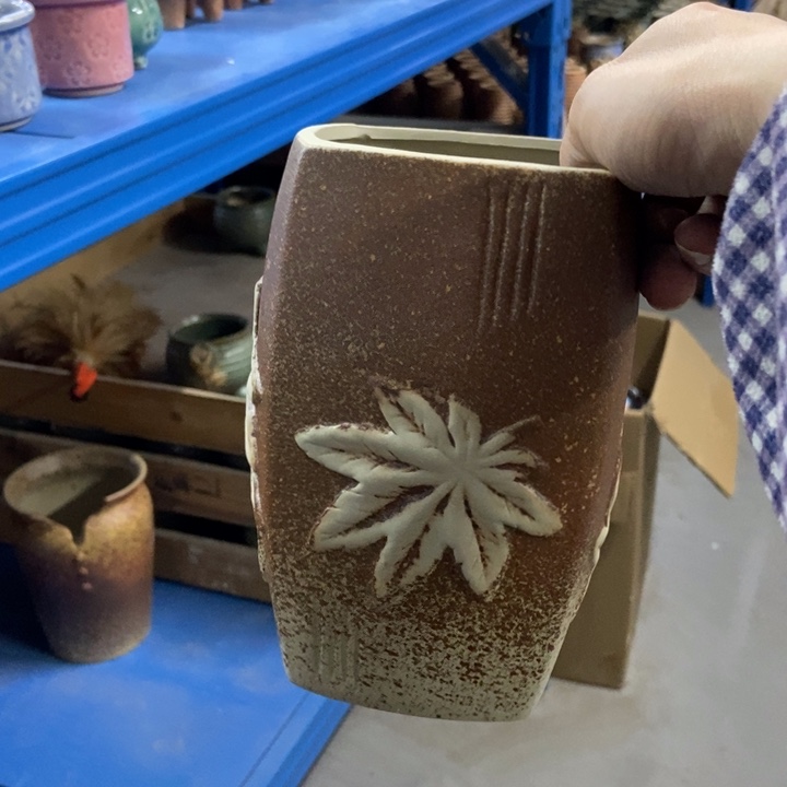 陶瓷花盆单场满9.9发10*18