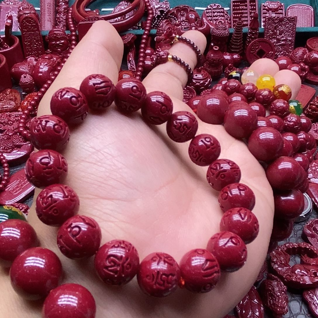 天然辰砂朱砂手串