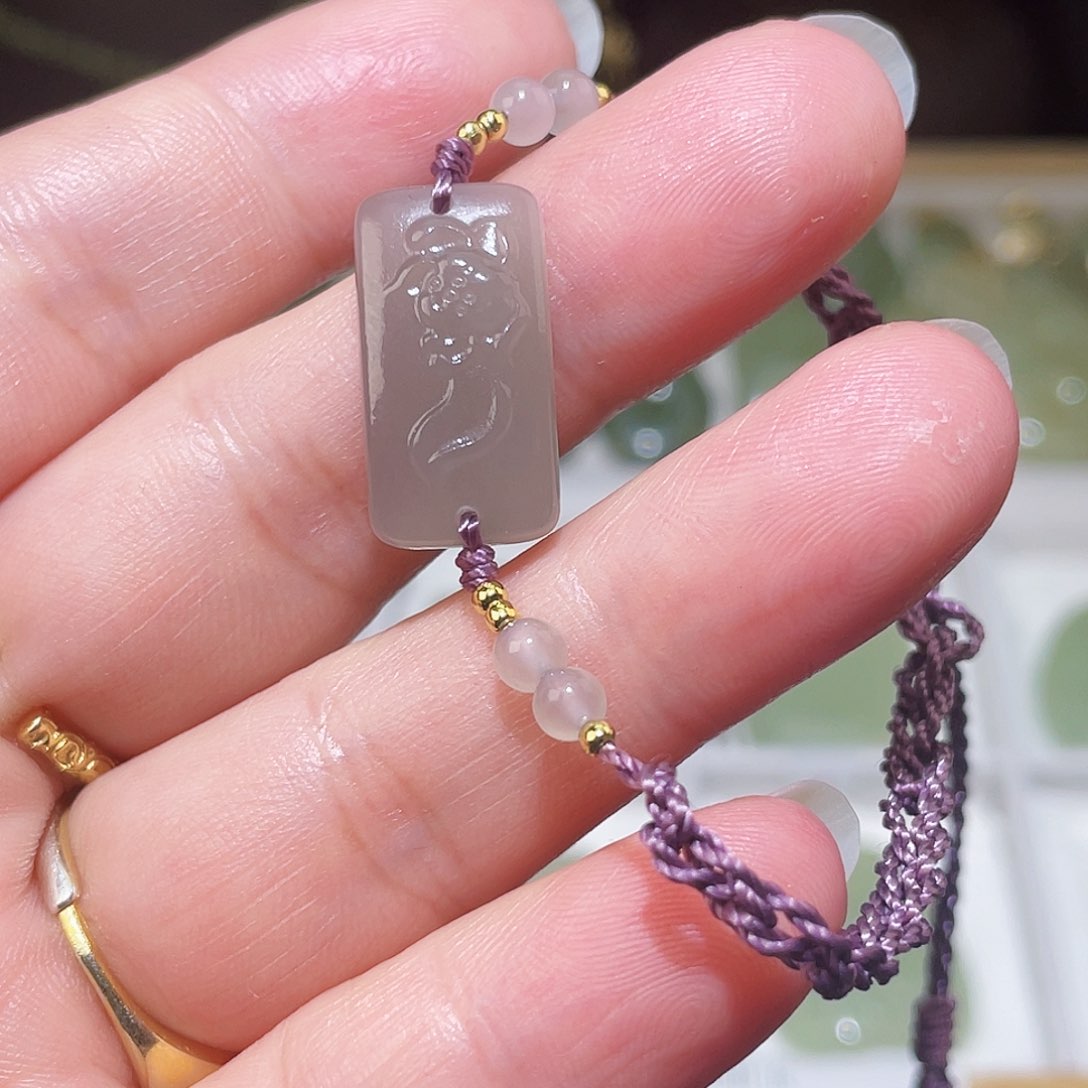 和田玉颈饰未镶嵌