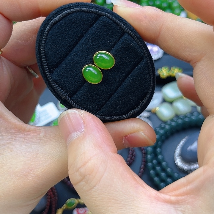 和田玉银S925镶嵌颈饰