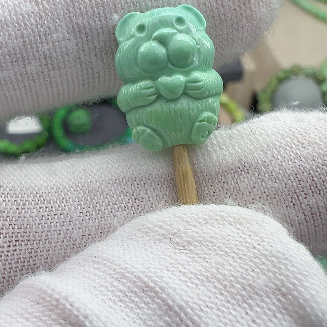 绿松石菜籽黄绿松石Z未镶嵌