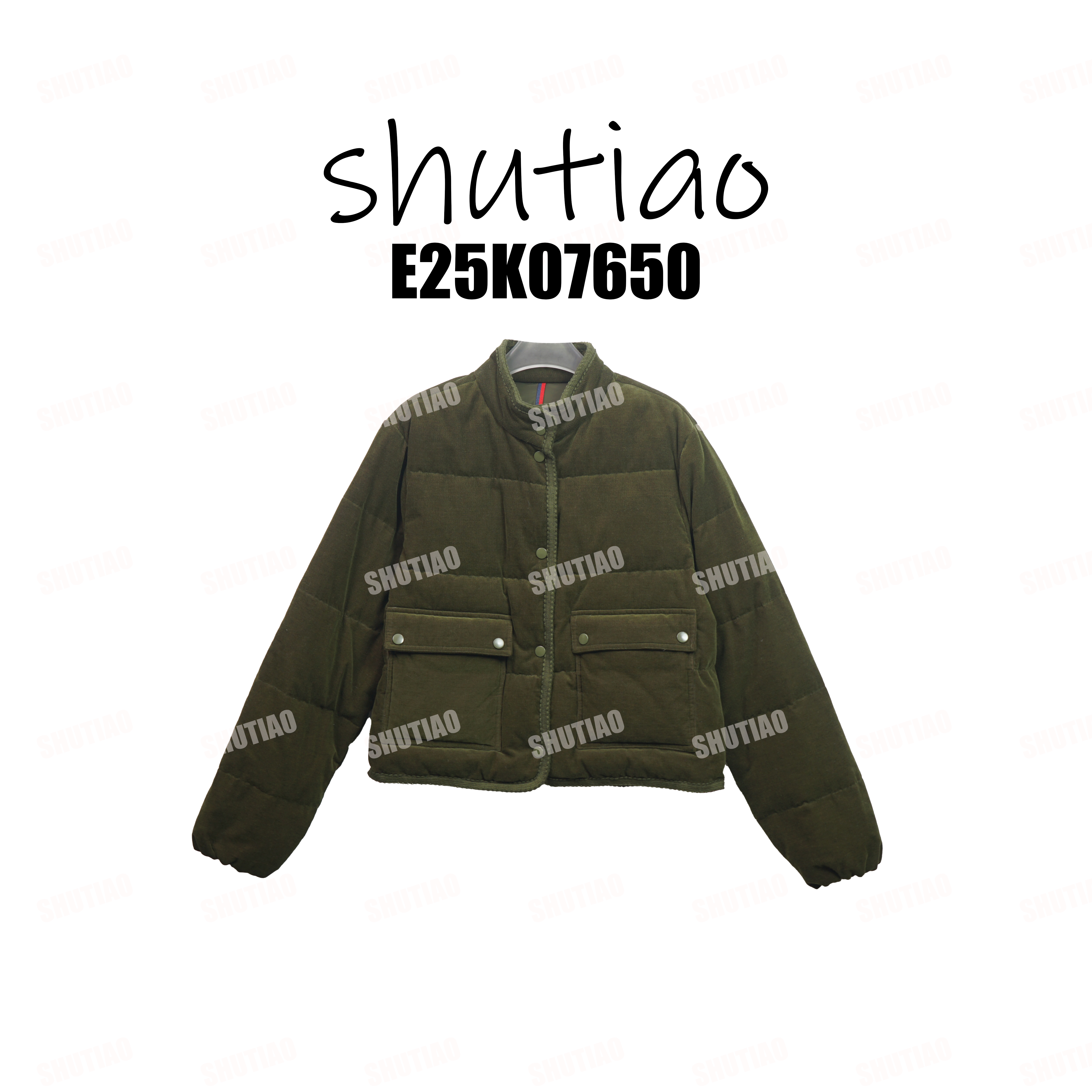 【SHUTIAO】2025冬季：新款小众设计款羽绒服E25K07650