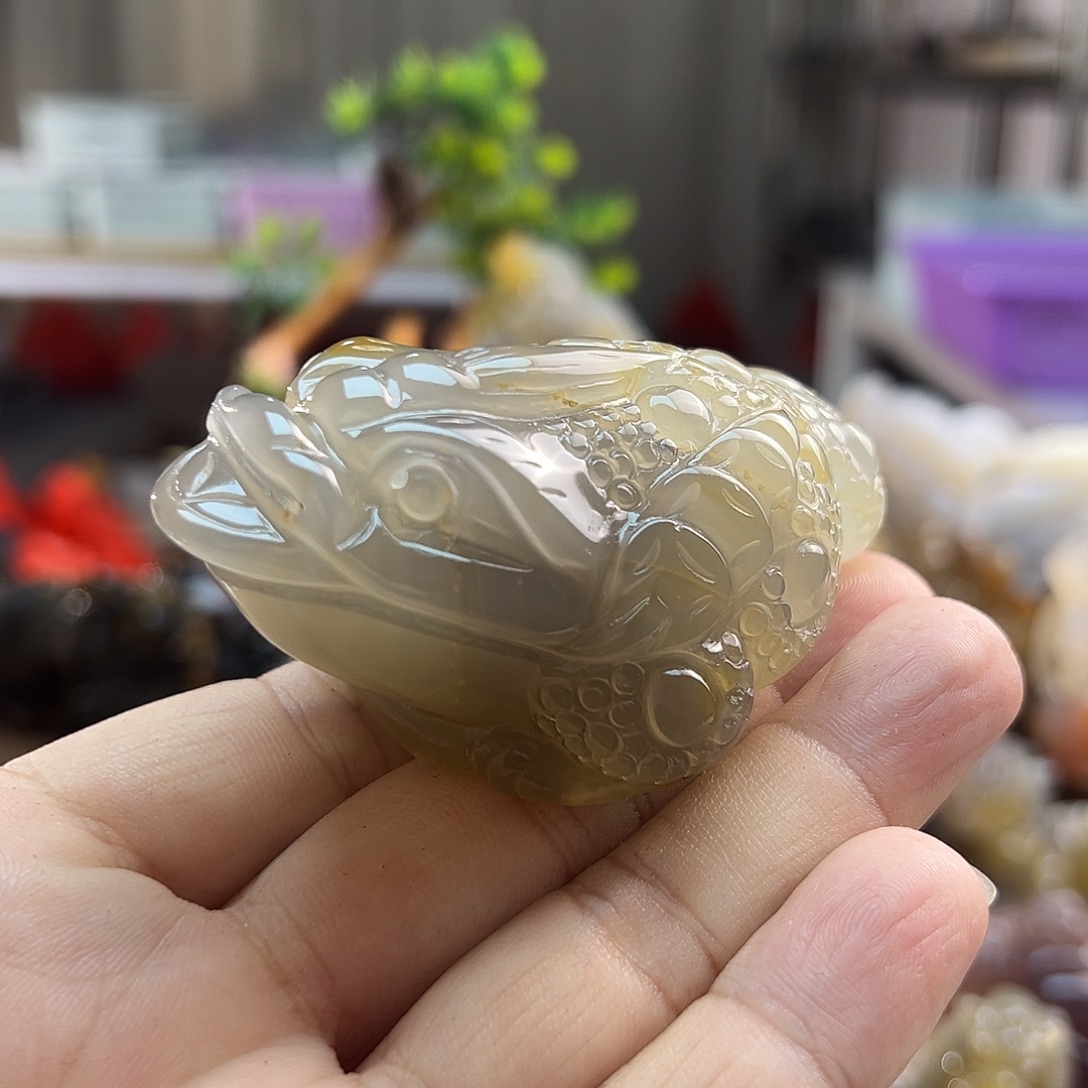 玛瑙/玉髓未镶嵌吊坠(不含链)