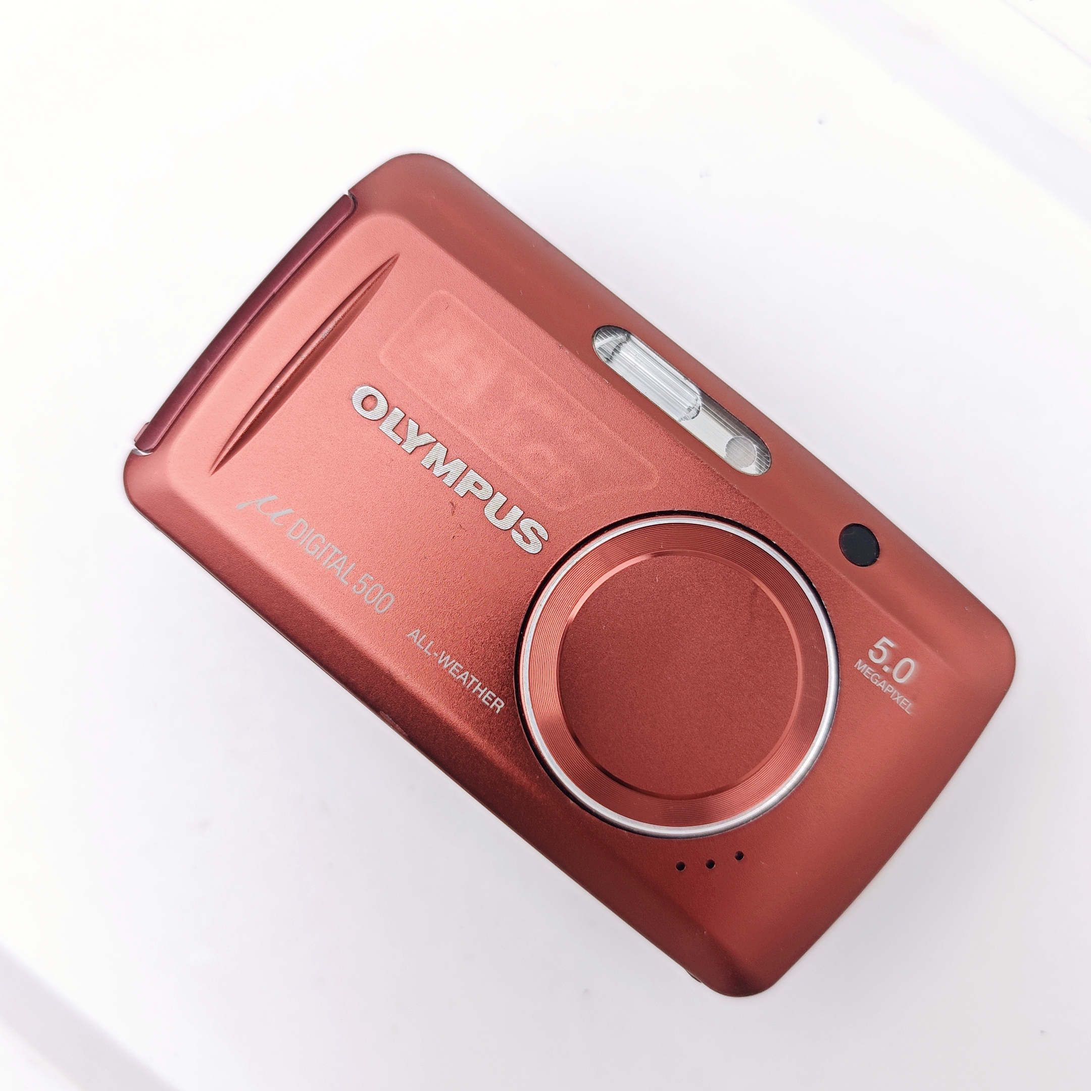 9新 Olympus/奥林巴斯  u500 复古冷调拍人冷白皮 ccd自备读卡器