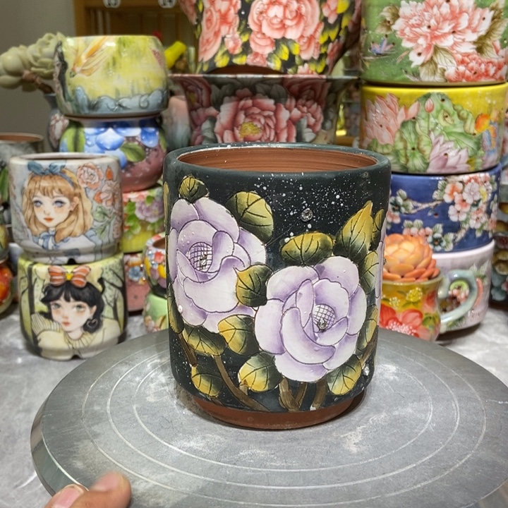 景德镇艺术手绘作品