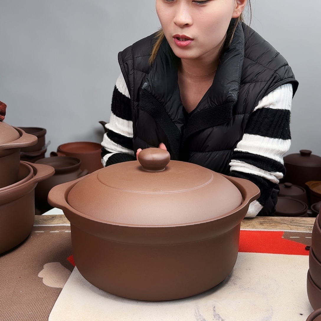 紫砂锅，五升，微瑕