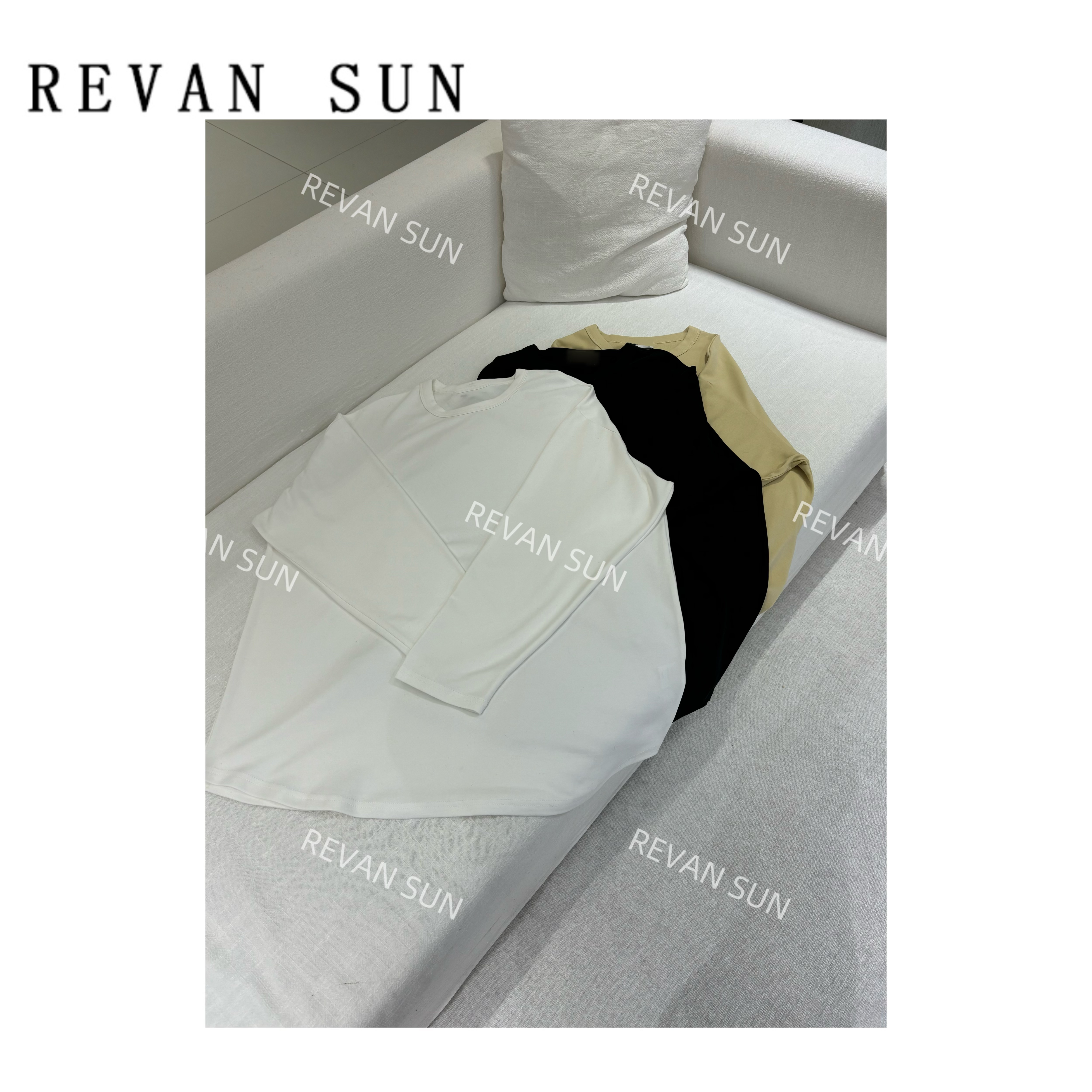 REVANSUN-大骨架穿搭 打底T恤 34733