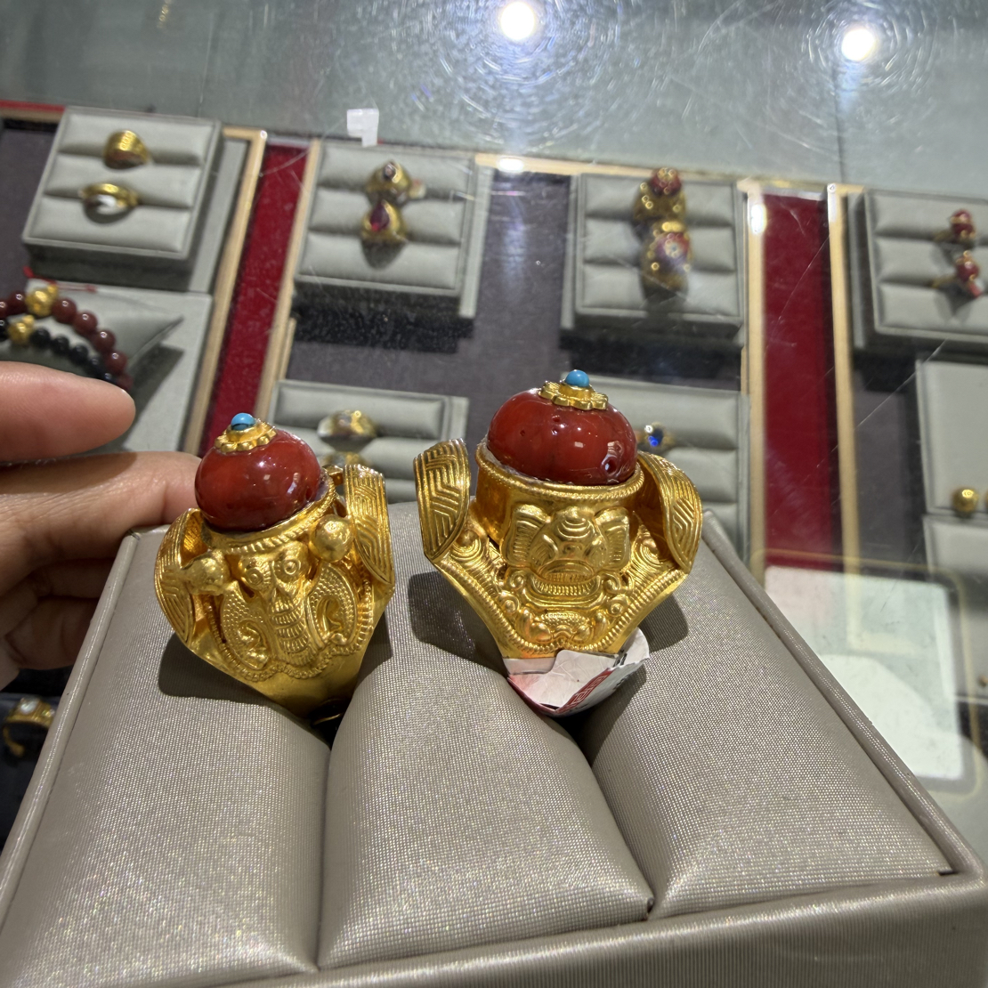 铜合金戒指 藏式元素戒指时尚百搭