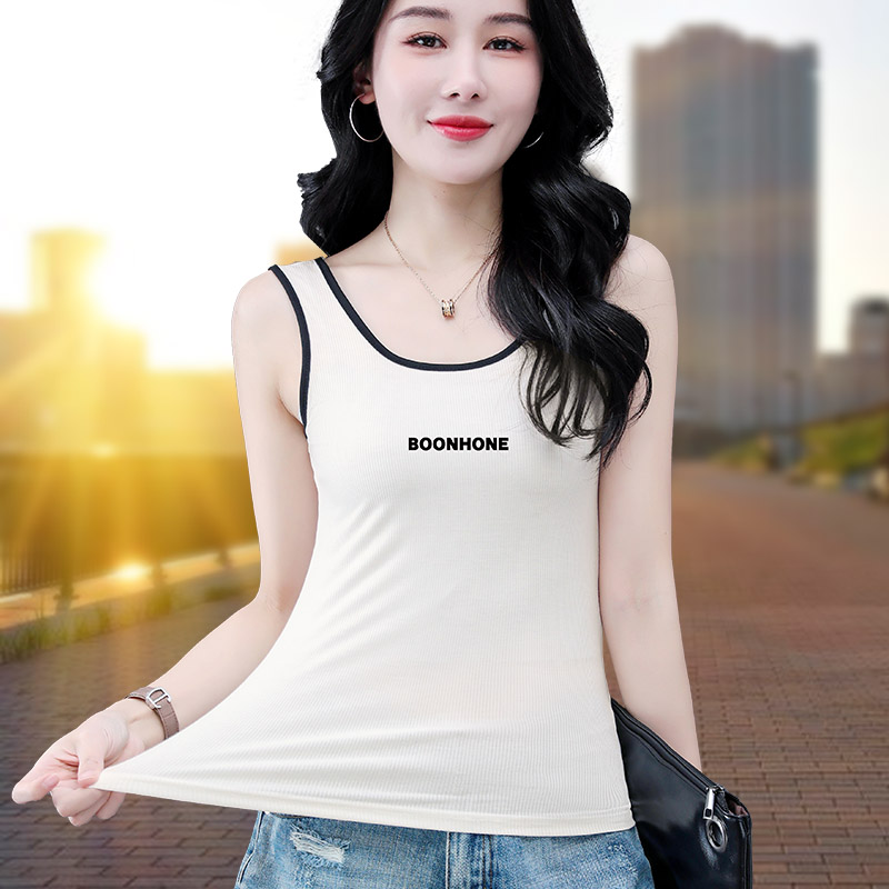显瘦吊带背心女2025新款打底时尚韩版短款无袖上衣运动