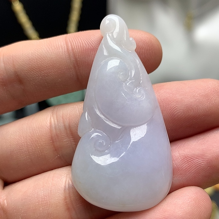 翡翠未镶嵌颈饰天然A货翡翠