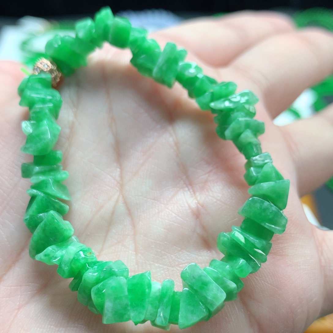 翡翠未镶嵌手链翡翠