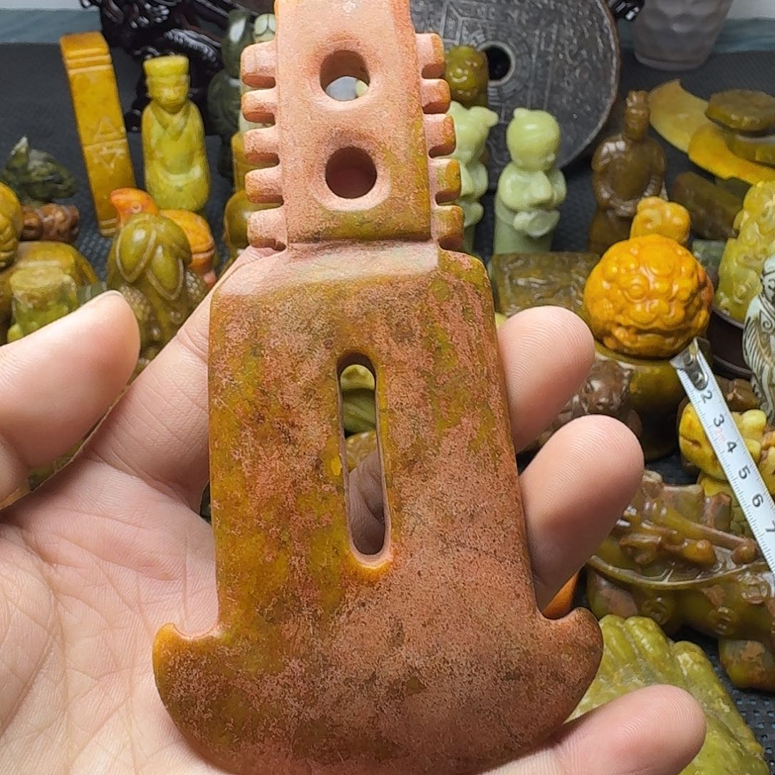 白玉菩提吊坠。。。