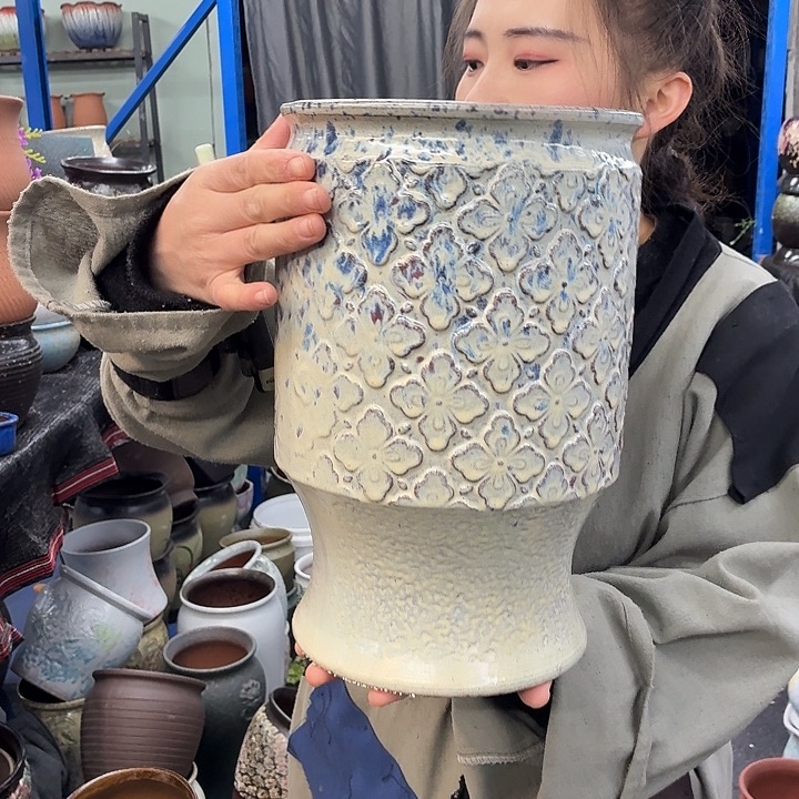 20×30 -粗陶花盆有孔-买买买