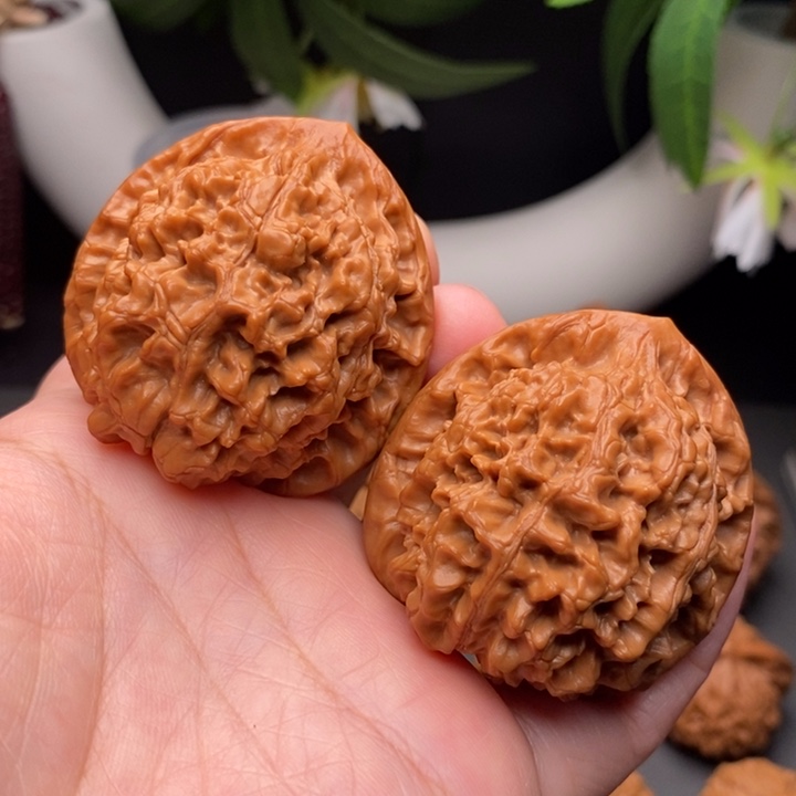 文玩核桃把件官帽46