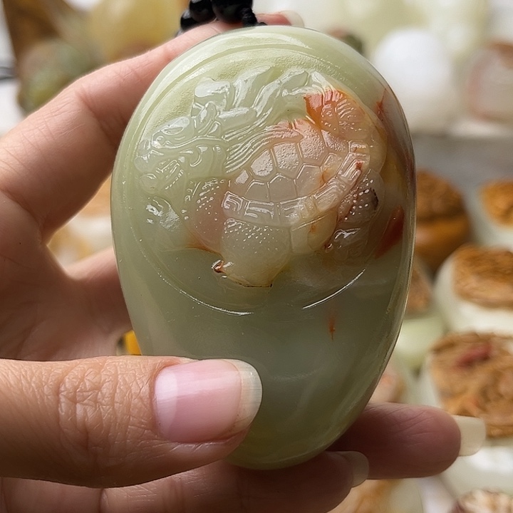 石材古青石不退换龟