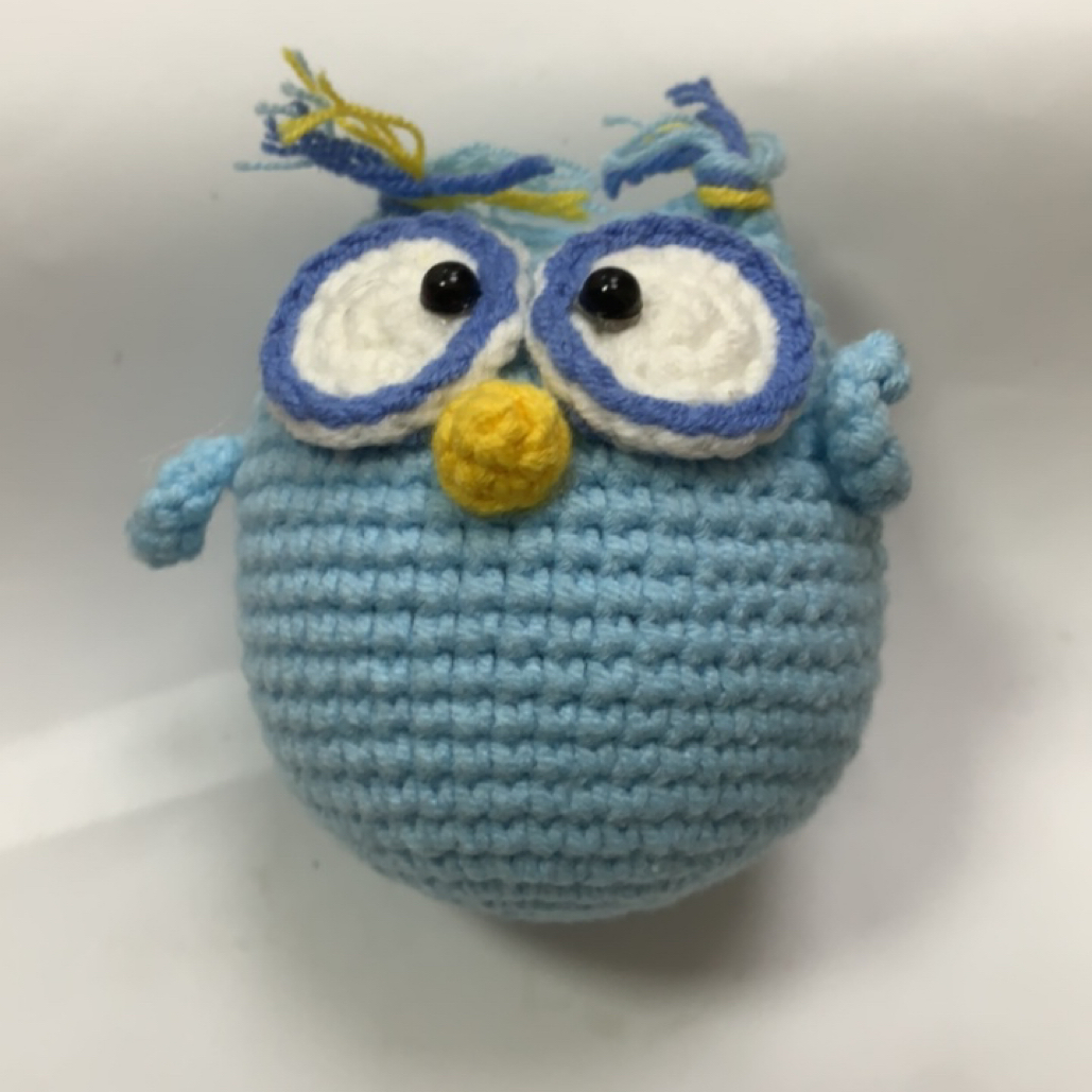 手工钩织毛线一颗心成品可作生日礼物挂件