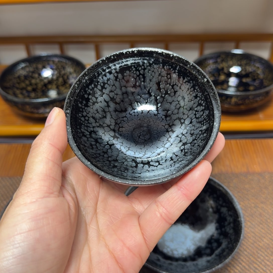 茶盏小*龖建盏手工制作主人杯茶杯