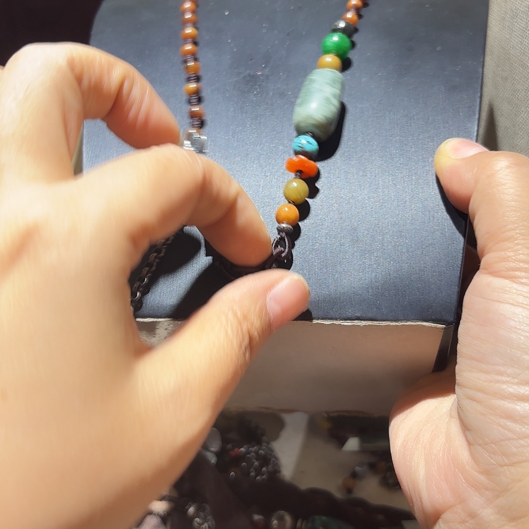 翡翠未镶嵌颈饰原创