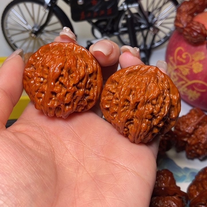 吊坠文玩核桃四座楼39尺