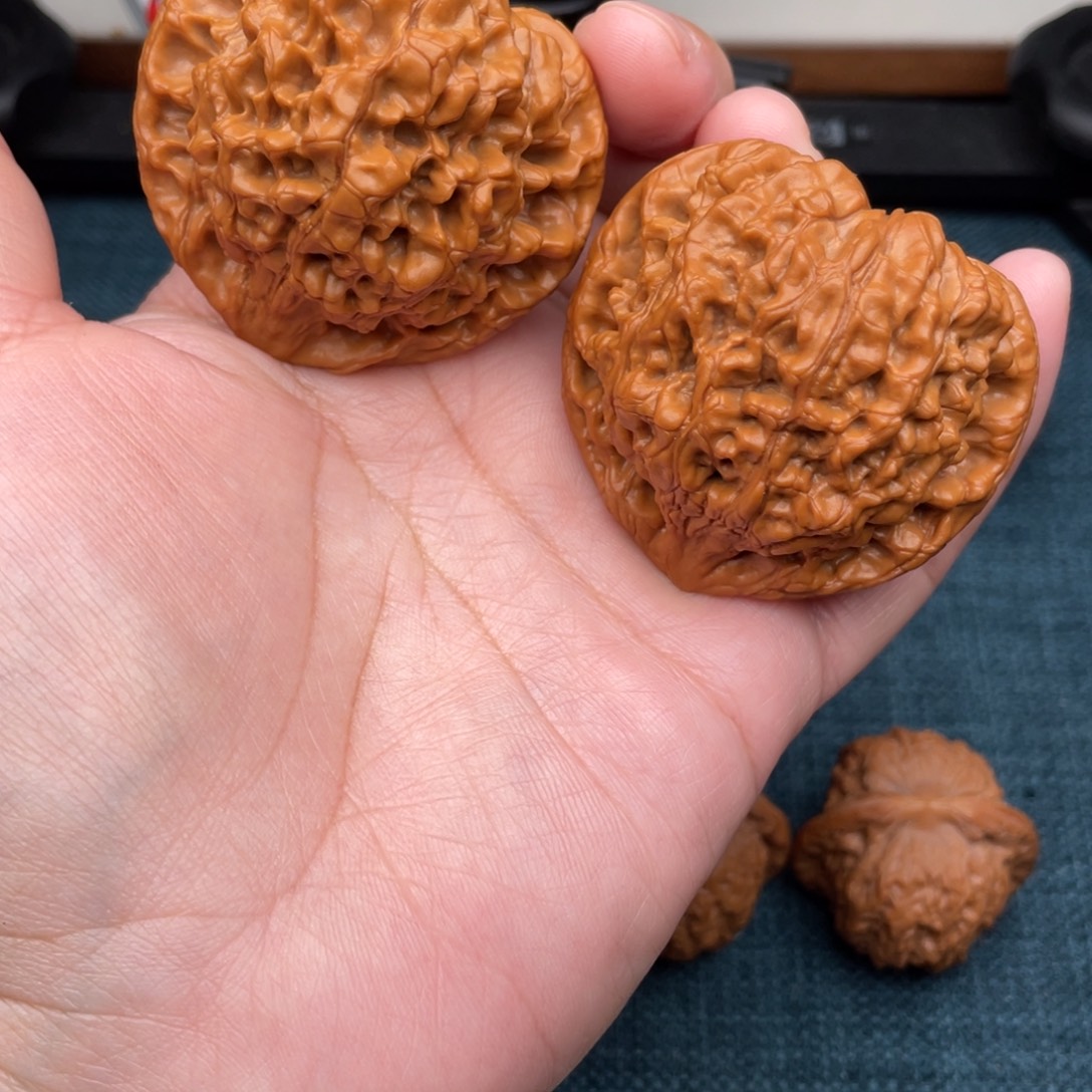 文玩核桃把件全品51官帽