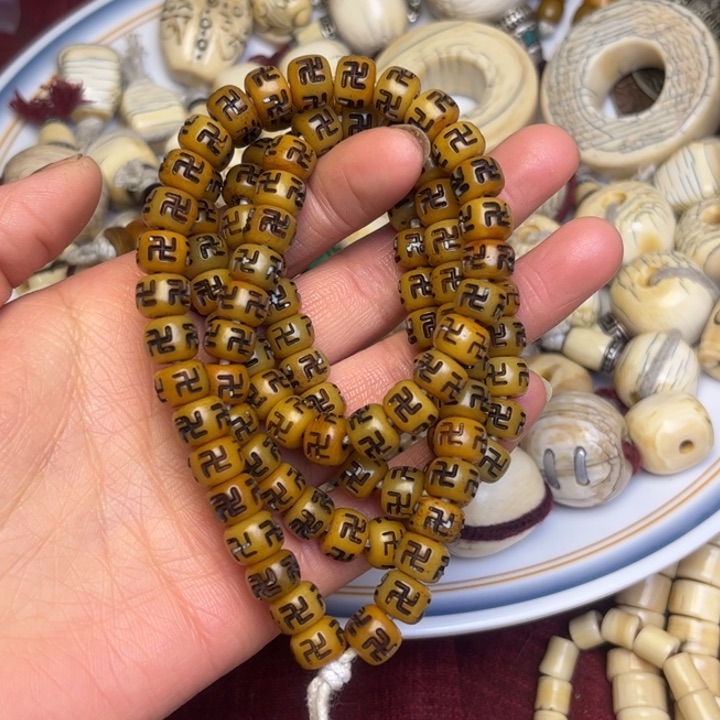 风车木（黑檀木）五****瑙念珠