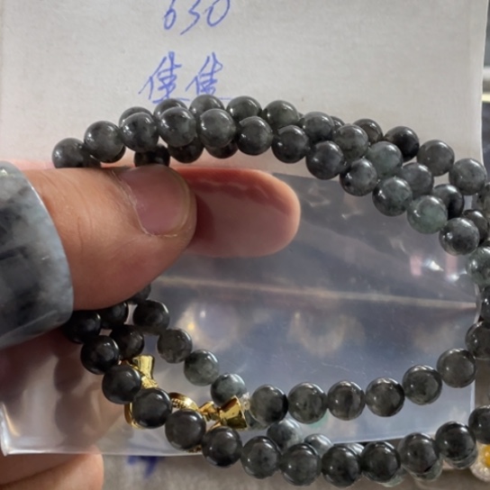 未镶嵌定制翡翠佳*珠链