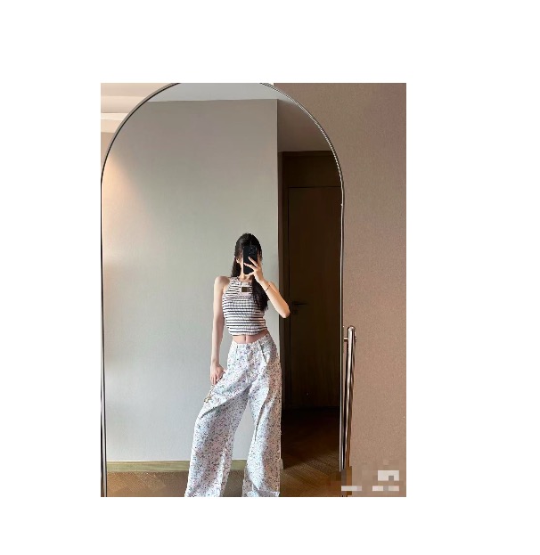 【00】香香小鱼彩色印花牛仔裤（#）