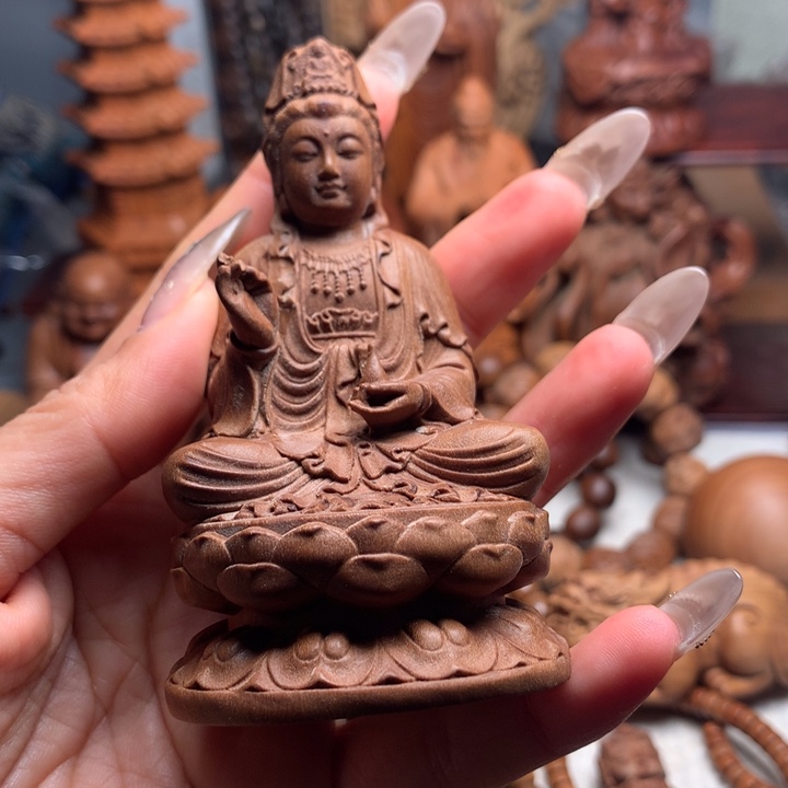 檀香木把件昌**门老山檀木