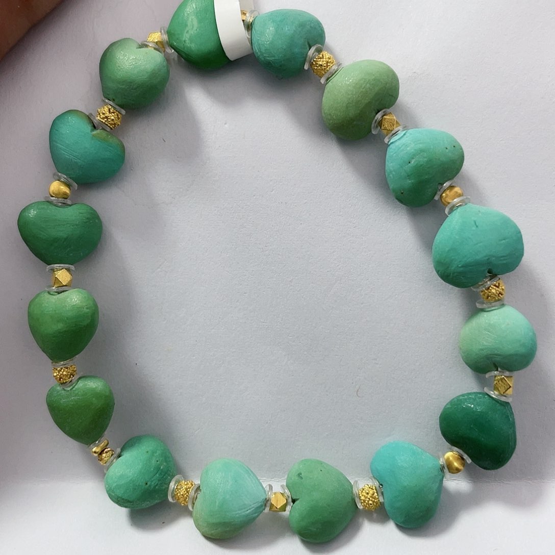 绿松石珠宝奇石18K金镶嵌