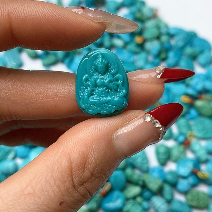 绿松石珠宝奇石未镶嵌