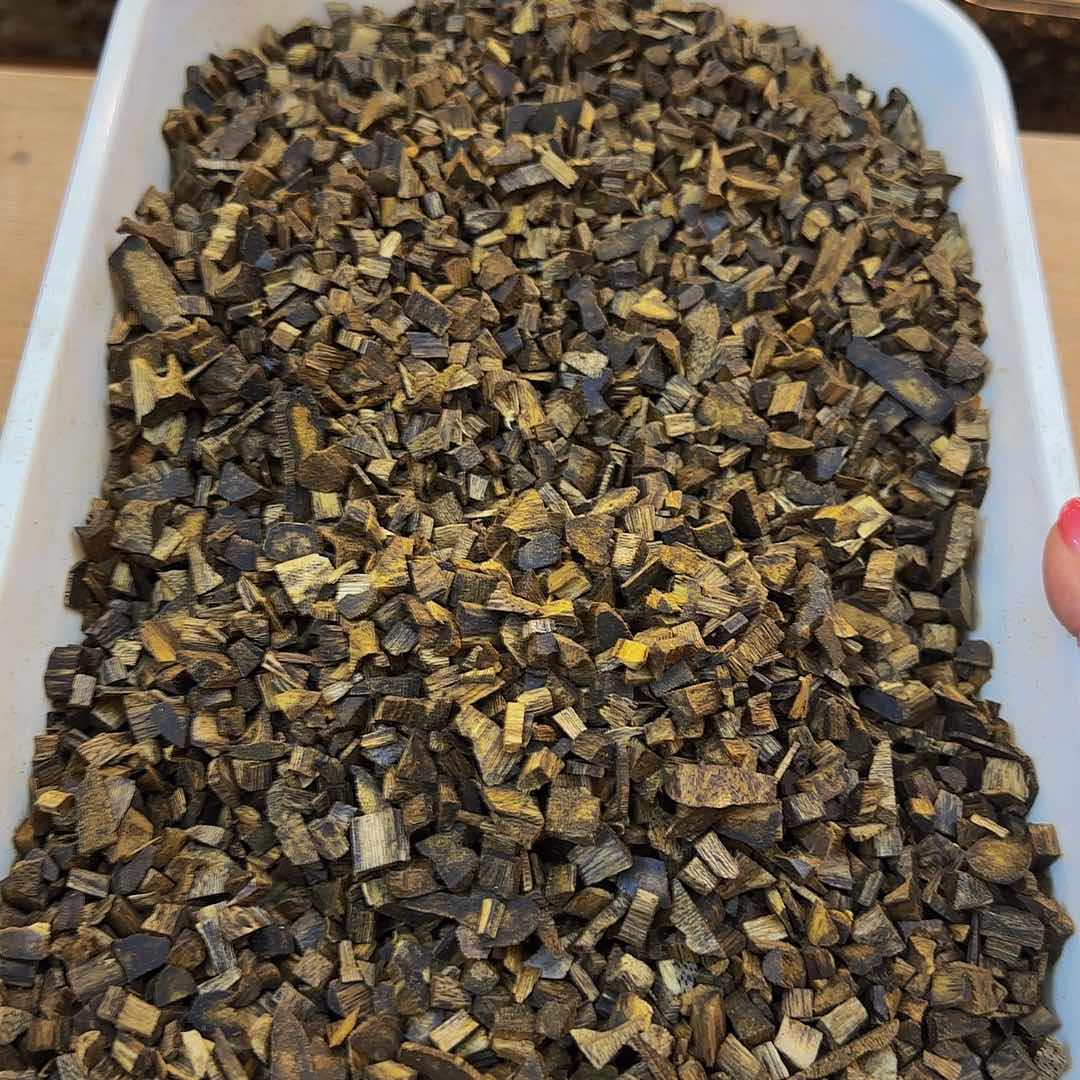沉香沉香碎屑绿棋楠金沙叶品种米粒50g